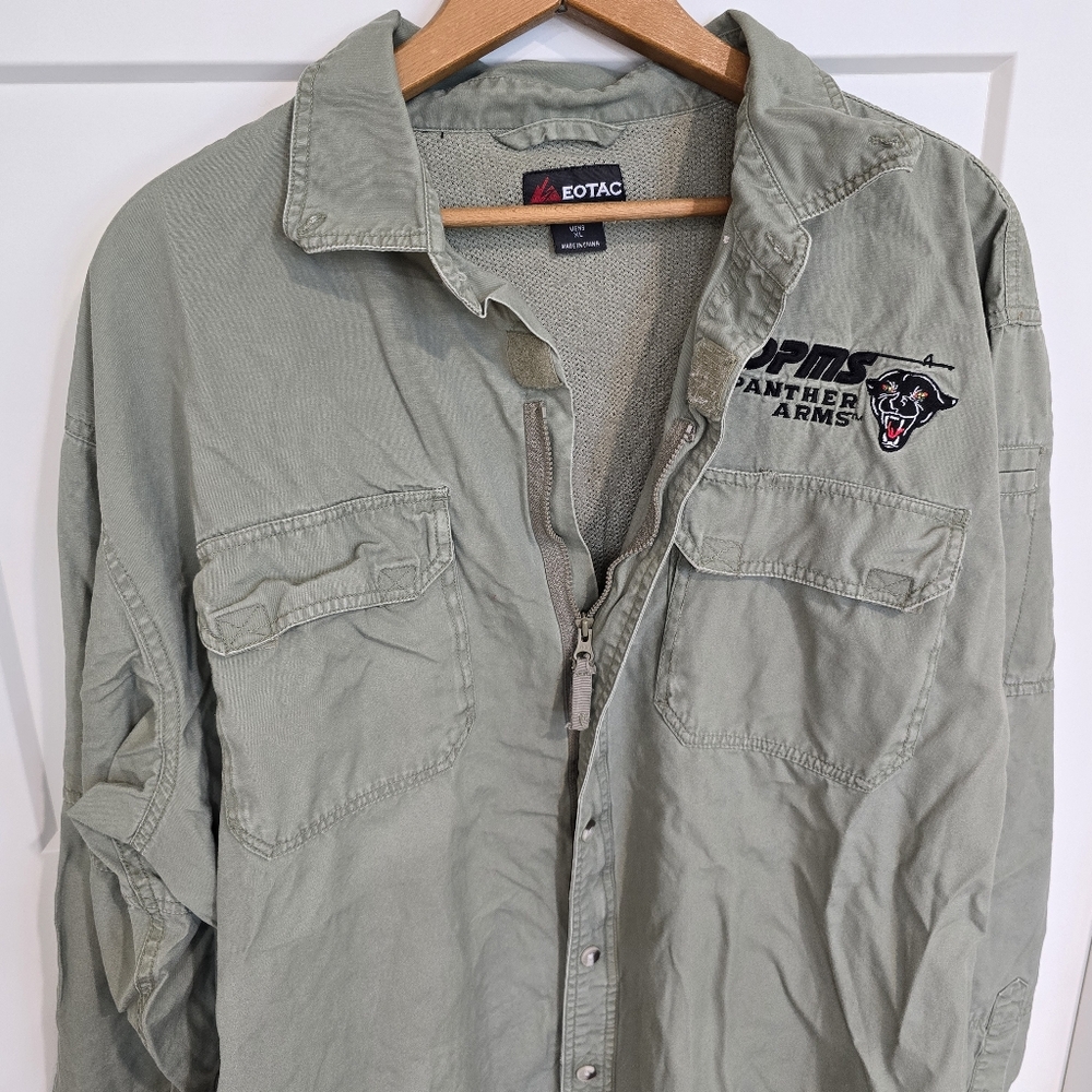 EOTAC Operator Grade Panther Shirt Men’s XL Short-sleeve Green Tactical Vented